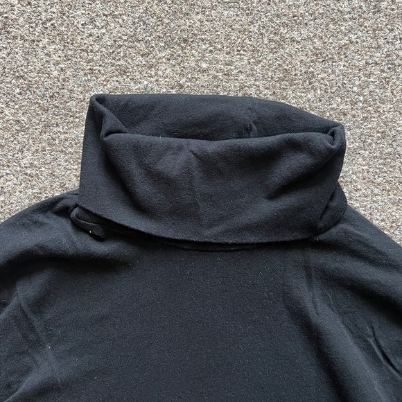 J Crew Black Turtleneck Long Sleeve Shirt Top Women’s XXS Base Layer 100% Cotton - Picture 4 of 11